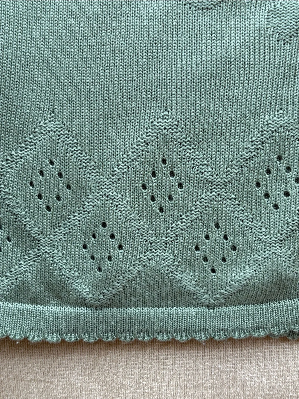 Alfred Dunner Sage Green Knit Short Sleeve Top - SIZE XL - MADE IN USA - Picture 14 of 15